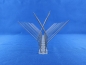 Preview: Pigeon spike SAFA PP 04-40-X, 4-row, 50 cm long, made of stainless steel & polycarbonate